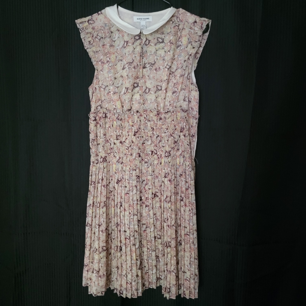 Kate Young for Target - peter pan collar with muted abstract print size M